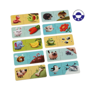 Puzzlika 12992 Mé jídlo - naučné puzzle 20 dílků