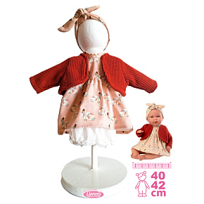 Llorens M740-015 obleček pro panenku miminko NEW BORN velikosti 40-42 cm