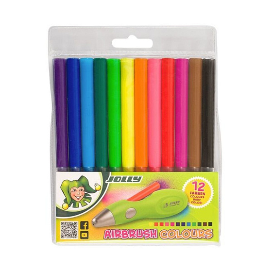 Náplně pro AirBrush Fun Jolly – 12 barev