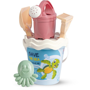 Androni RECYKLACE PASTEL Sada na písek oceán s konvičkou - střední