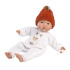 Llorens 63304 LITTLE BABY - realistická panenka miminko s měkkým látkovým tělem - 32 cm