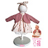 Llorens M844-006 obleček pro panenku miminko NEW BORN velikosti 43-45 cm