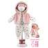 Llorens M844-40 obleček pro panenku miminko NEW BORN velikosti 43-45 cm