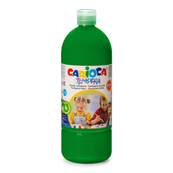 Tempera prémiové kvality 1000ml - zelená