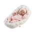 Llorens 74122 NEW BORN - realistická panenka miminko se zvuky a měkkým látkovým tělem - 42 cm
