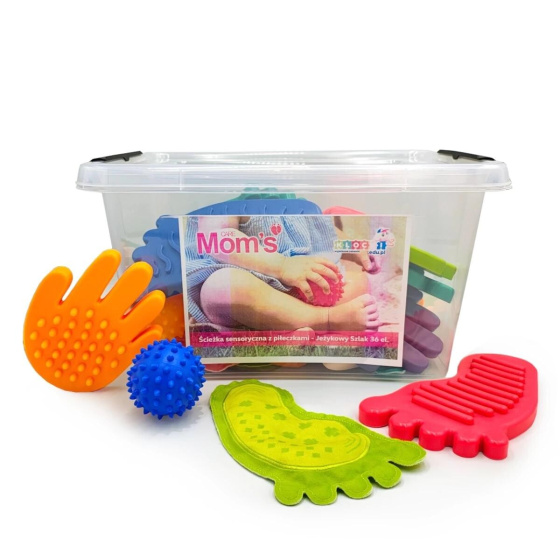 Senzorická stezka s míčky - 36 ks