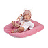 Llorens 63512 NEW BORN HOLČIČKA - realistická panenka miminko s celovinylovým tělem - 35 cm