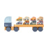 CUBIKA Pastel 15924 Kamion s auty - dřevěná skládačka 12 dílů