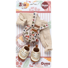 Guca OP900 obleček pro opičku miminko REBORN velikosti 32 cm s botičkami