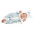 Llorens 63301 LITTLE BABY - spící realistická panenka miminko s měkkým látkovým tělem - 32 cm