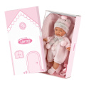 Llorens 38938 JOELLE - realistická panenka miminko se zvuky a měkkým látkovým tělem - 38 cm
