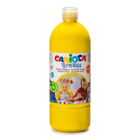 Tempera prémiové kvality 1000ml - žlutá