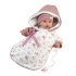 Llorens 63650 NEW BORN - realistická panenka miminko se zvuky a měkkým látkovým tělem - 36 cm