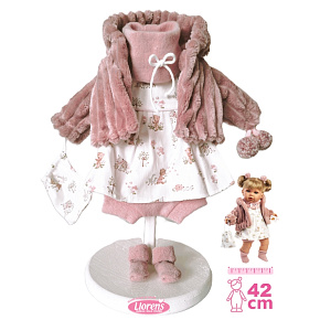 Llorens P42-408 obleček pro panenku velikosti 42 cm s doplňky