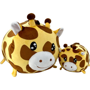 Magic Baby Žirafa - maminka s mláďátkem - set plyšových hraček 20 a 40 cm