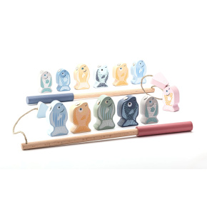 CUBIKA Pastel 16037 13739 Rybolov - dřevěná hra 14 dílů