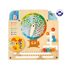 Lucy & Leo 322 Kalendář přírody - dřevěná naučná hrací deska