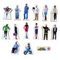 Just Jigsaws 831 Lidé kolem nás - dřevěné postavy 33 dílů