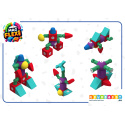 Stavebnice eva magnetic - magflexi 50ks