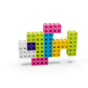 Stavebnice meli cube 50ks pastel