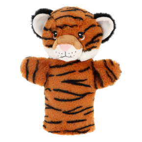 Keel Toys SE3076-7 Keeleco Tygr - eko plyšový maňásek na ruku 27 cm