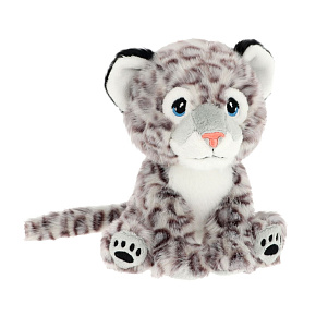 Keel Toys SE3745 Keeleco Levhart sněžný - ekoplyšová hračka 14 cm
