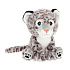 Keel Toys SE3745 Keeleco Levhart sněžný - ekoplyšová hračka 14 cm