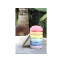 Stapelstein Rainbow set Pastel + Confetti board 6+1