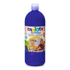 Tempera prémiové kvality 1000ml - modrá