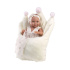 Llorens 73814 NEW BORN HOLČIČKA - realistická panenka miminko s celovinylovým tělem - 40 cm