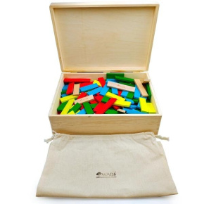 Stavebnice Wabi Planks Edu Box 8+12cm - 200ks