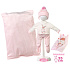 Llorens M635-56 obleček pro panenku miminko NEW BORN velikosti 35-36 cm s doplňky