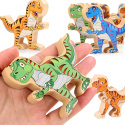 Arkádové puzzle -dinosauři t-rex