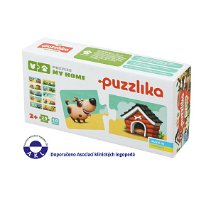 Puzzlika 13074 Můj domov - naučné puzzle 20 dílků