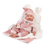 Guca 10261 OLIVIE - zátěžová realistická panenka miminko s měkkým látkovým tělem - 42 cm