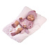 Llorens 84346 NEW BORN HOLČIČKA - realistická panenka miminko s celovinylovým tělem - 43 cm
