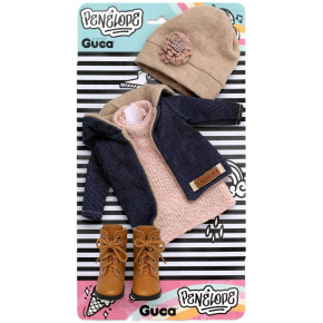 Guca P857 obleček pro panenku PENELOPE velikosti 34 cm s botičkami