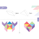 Magic magnetic tangram 100ks