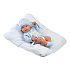 Llorens 84345 NEW BORN CHLAPEČEK - realistická panenka miminko s celovinylovým tělem - 43 cm