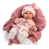 Llorens 74014 NEW BORN - realistická panenka miminko se zvuky a měkkým látkovým tělem - 42 cm