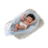 Llorens 73803 NEW BORN CHLAPEČEK - realistická panenka miminko s celovinylovým tělem - 40 cm