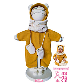 Llorens M844-003 obleček pro panenku miminko NEW BORN velikosti 43-45 cm