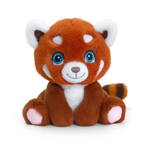 Keel Toys SE1537 Keeleco Panda červená  - eko plyšová hračka 16 cm