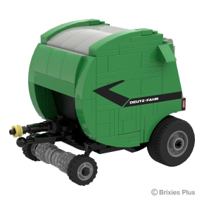 BRIXIES Plus 222.725 DEUTZ-FAHR Varimaster - lis na válcové balíky, 215 k