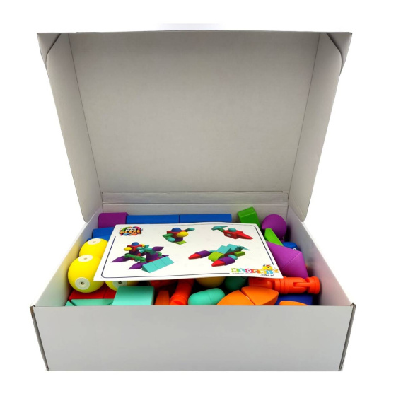 Stavebnice eva magnetic - magflexi 100ks