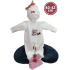 Llorens M740-50P obleček pro panenku miminko NEW BORN velikosti 40-42 cm