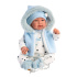 Llorens 84439 NEW BORN - realistická panenka miminko se zvuky a měkkým látkovým tělem - 44 cm