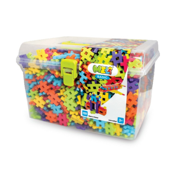 Stavebnice meli basic travel box 1000ks