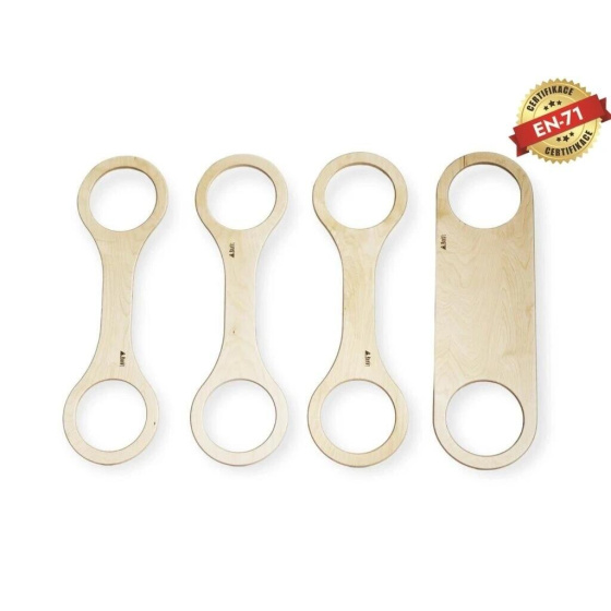 Dřevěné mostky Balance Play SET 3+1