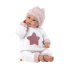 Llorens 63648 NEW BORN - realistická panenka miminko se zvuky a měkkým látkovým tělem - 36 cm